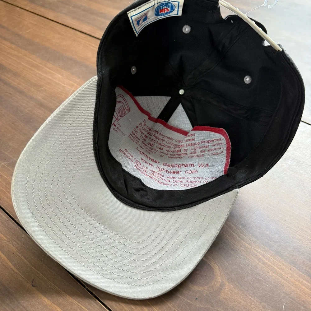 Raiders Black and Gray Cap Truckers Snap Back‎ Hat